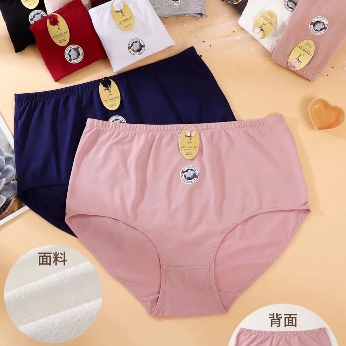 Majtki damskie bawełniane 95% bawełna 5% elastan XL-6XL