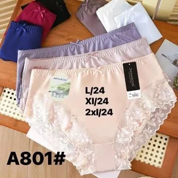 Majtki damskie DormiModes L/XL beżowe koronka A801