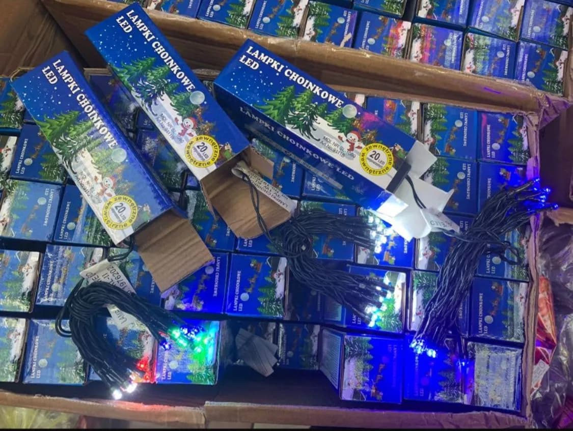 Lampki choinkowe 20LED na baterie 2xR6