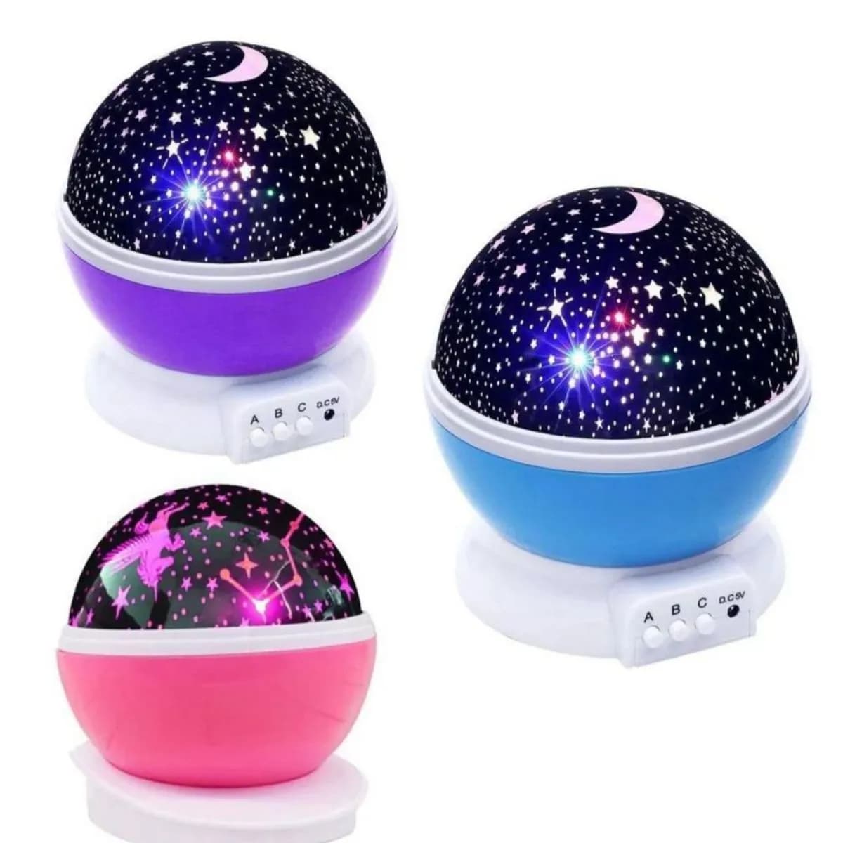 Lampki dekoracyjne LED projektor gwiazd 3 szt