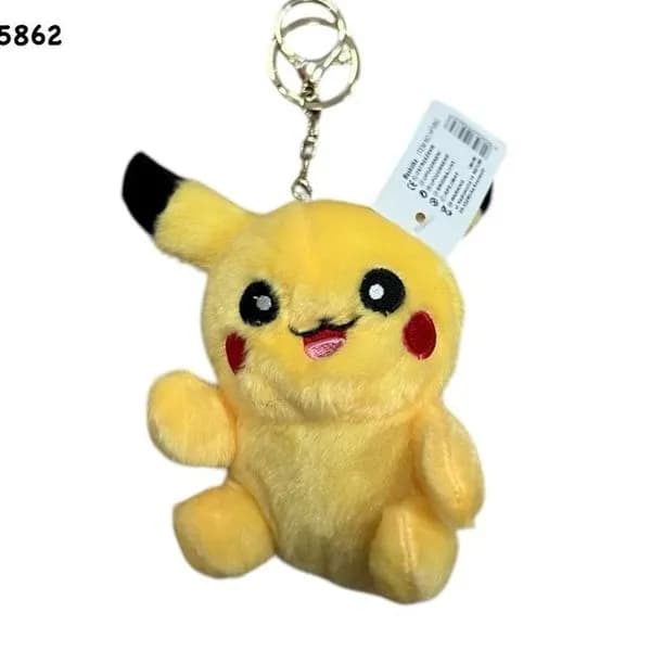 Brelok Pikachu Żółty Pluszowy ZABAWKI BRELOK