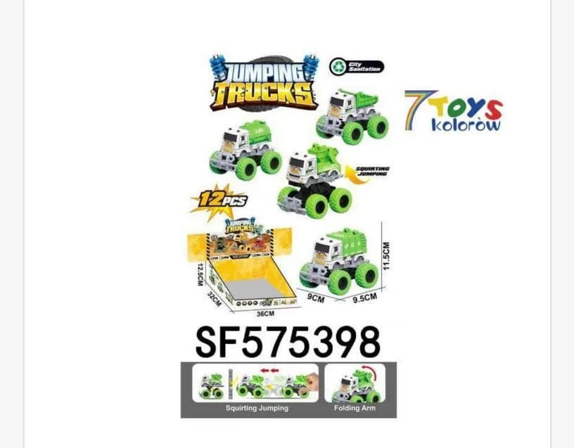 Zabawki Samochod Jumping Trucks