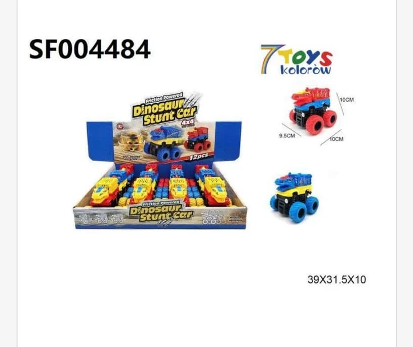 Zabawki Dinosaur Stunt Car