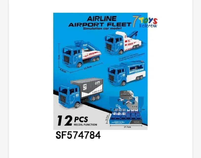 Zabawki Samochod Airline Airport Fleet