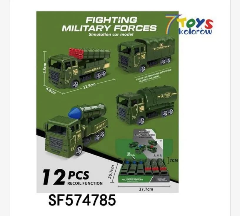 Zabawki Samochod Fighting Military Forces