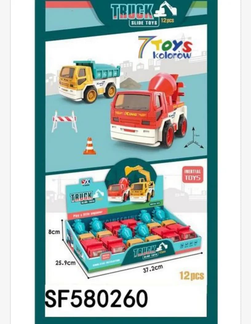 Zabawki Samochod Truck Slide Toys