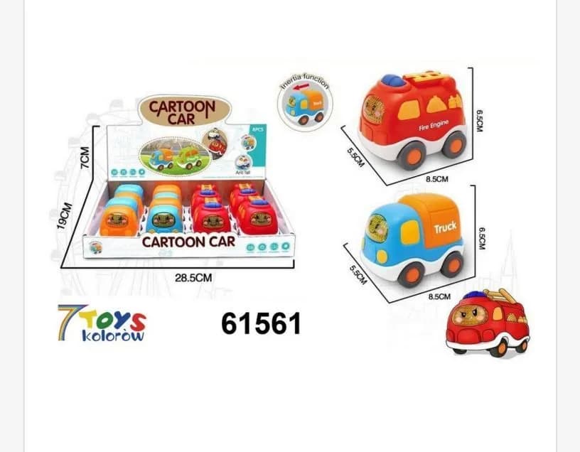 Zabawki Cartoon Car