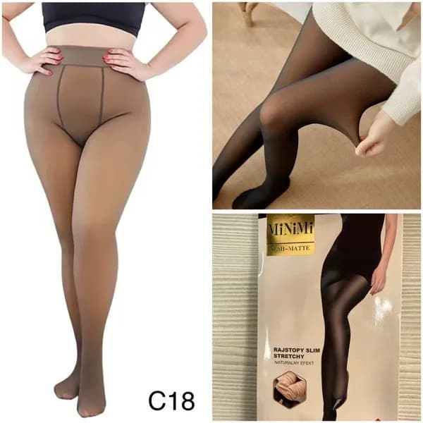 Rajstopy damskie slim-matte 3-6XL C18