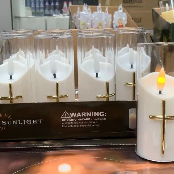 Świeca LED 5,50x12,50cm 2xr6