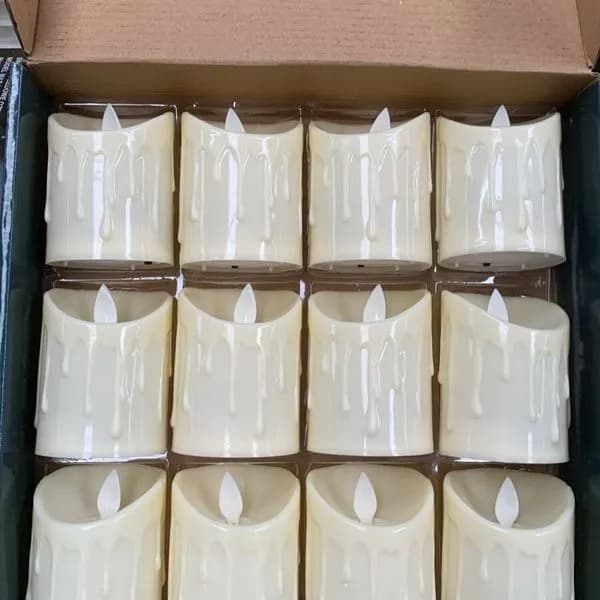 Świeca LED 6x8cm 2xr3