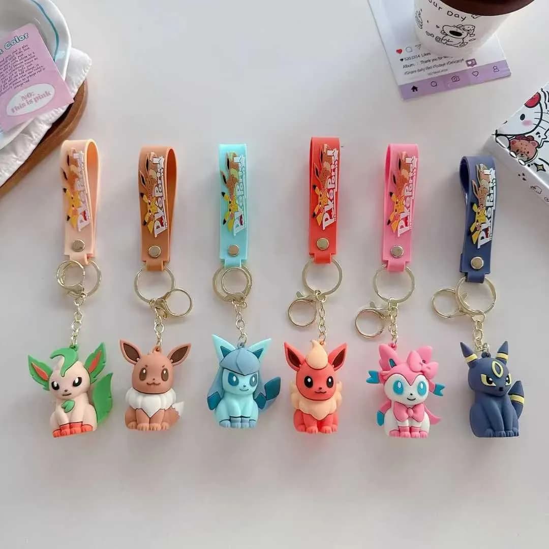 Breloki Pokémon Pikachu Chikorita Eevee 6 szt