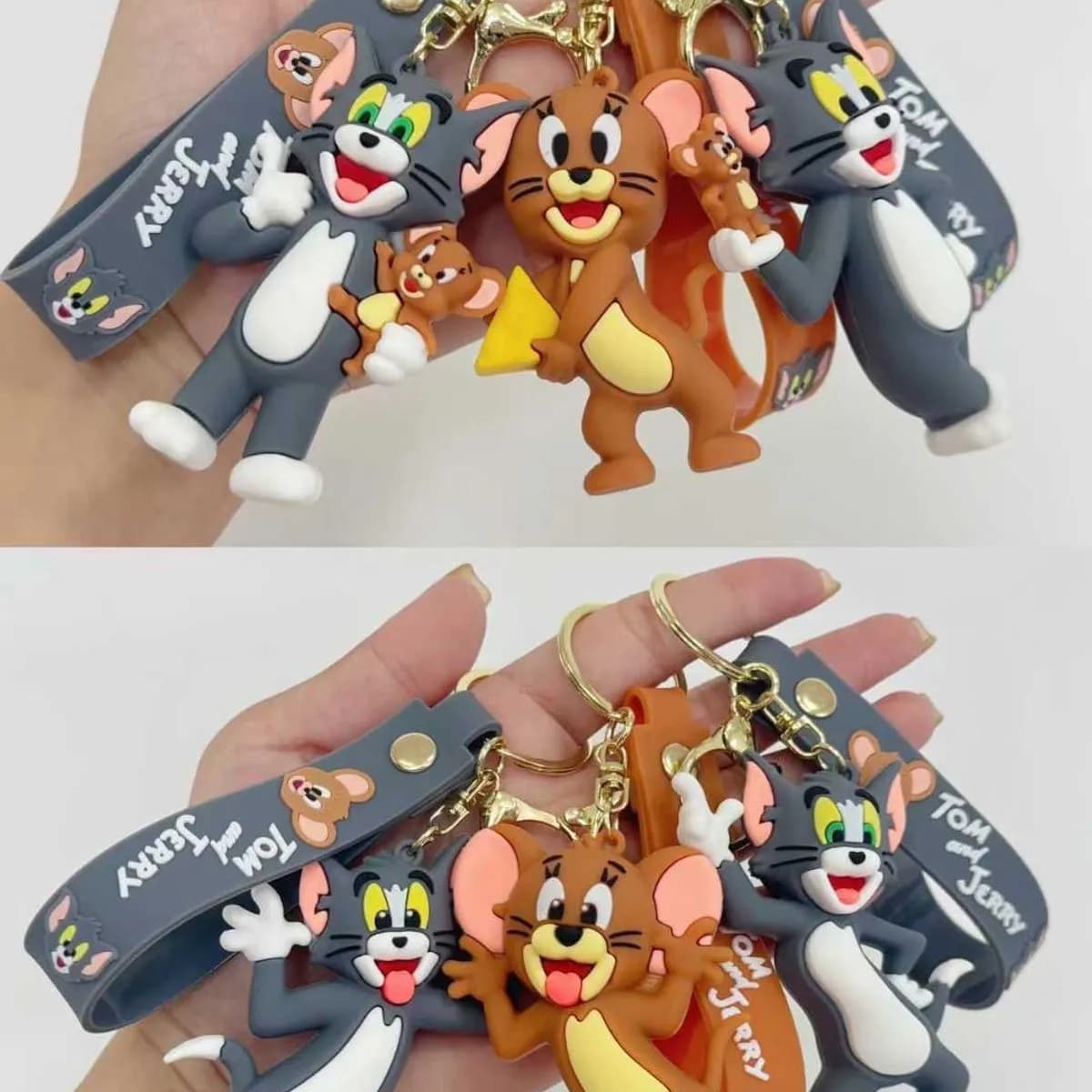 Brelok Tom i Jerry figurka 3D z zawieszką