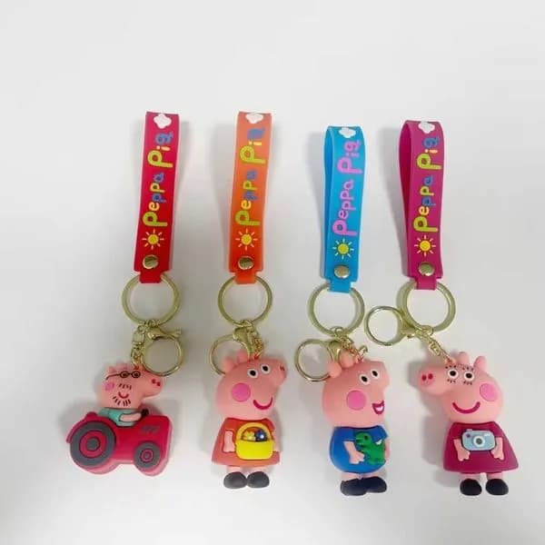 Breloki do kluczy Peppa Pig 4 wzory
