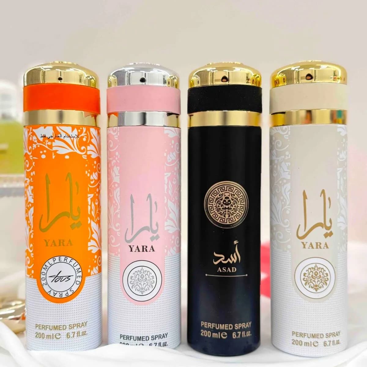 Mgiełka do Ciała Yara 200ml 4 Kolory