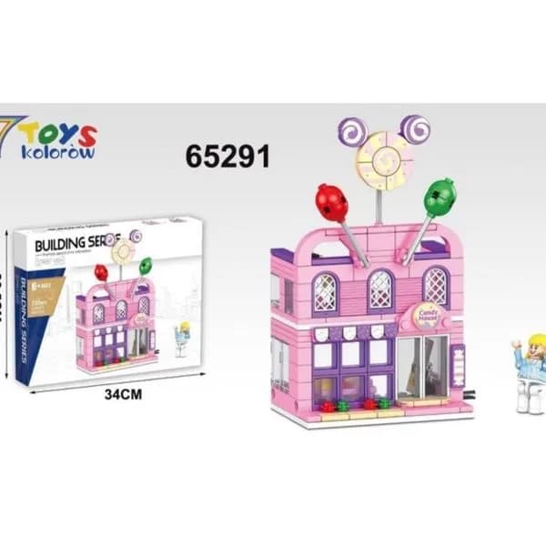 Klocki Building Series 232PCS Candy House Cukiernia 65291