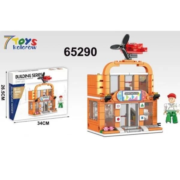 Klocki Building Series 245PCS Street View Game House 65290