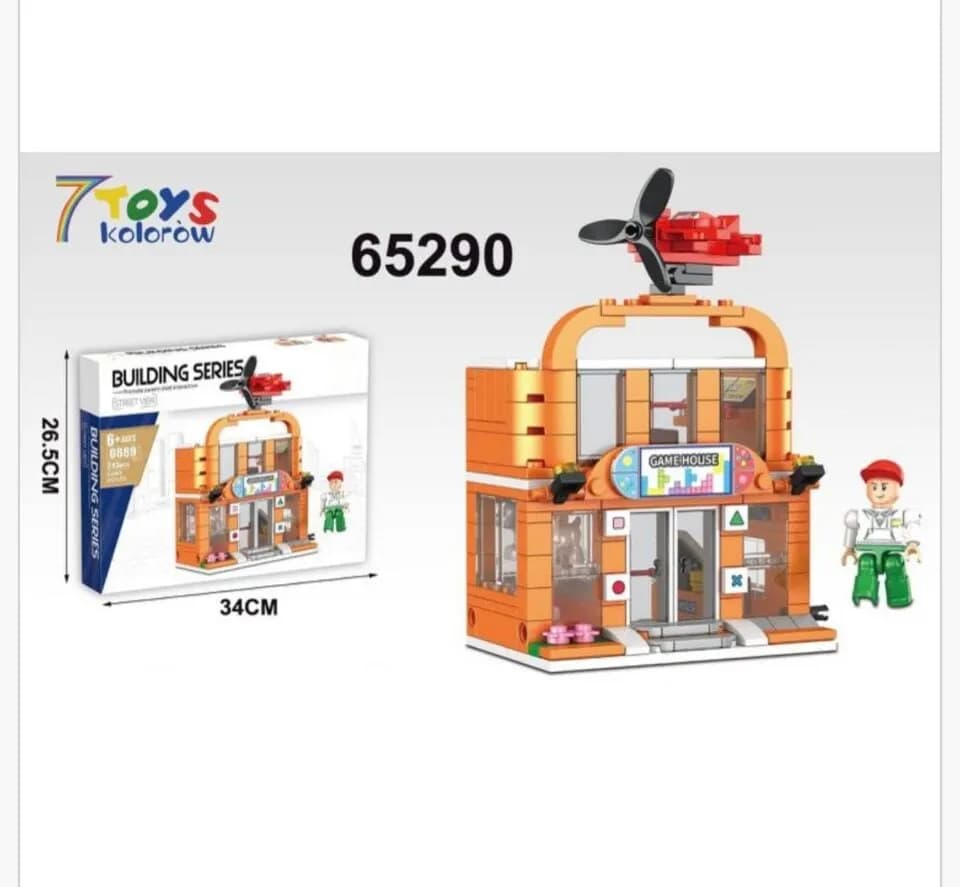 Klocki Building Series 245PCS Street View Game House 65290