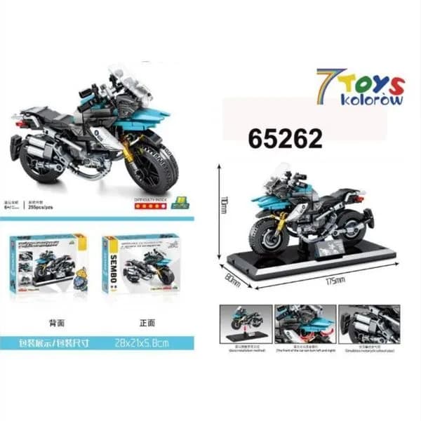 Klocki Technique Sembo Motocycle 255PCS Motocykl Turystyczny 65262