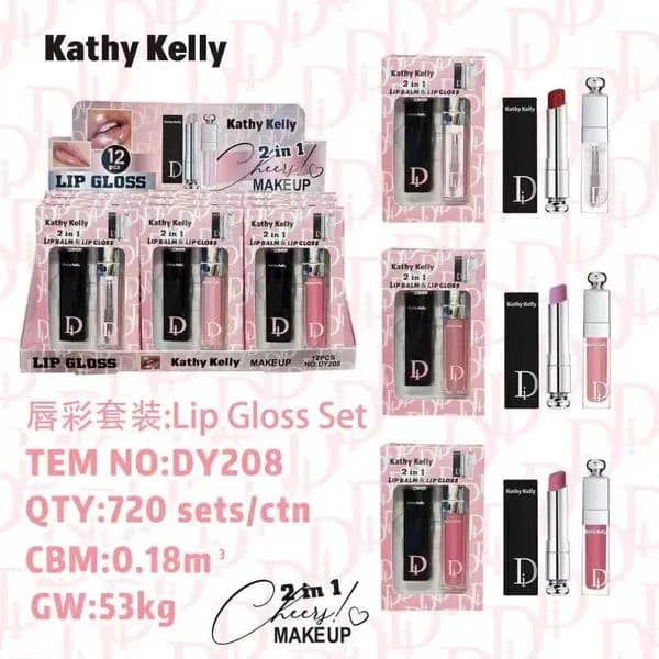 Kathy Kelly 2w1 Nawilż○ający Błyszczyk do Ust