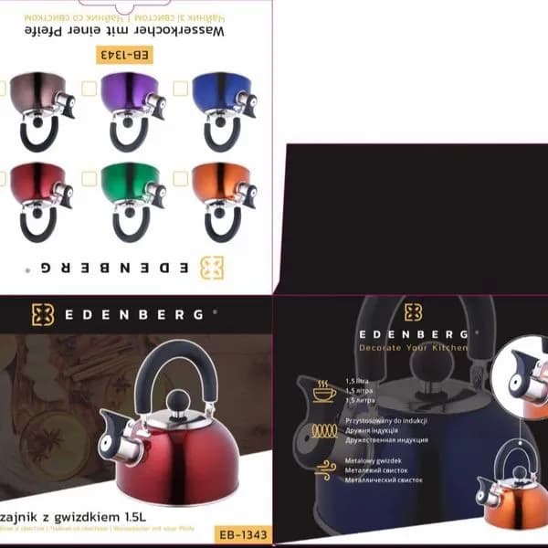 Czajnik z Gwizdkiem 1.5L