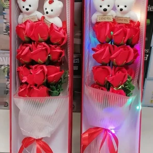 Prezent Pudełko Kwiaty