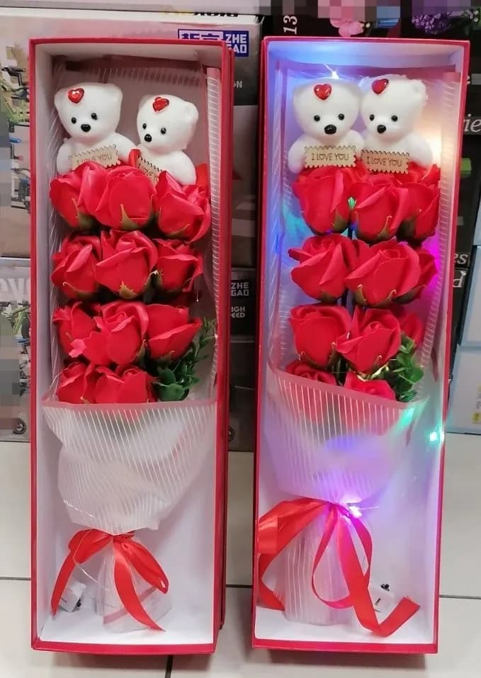 Prezent Pudełko Kwiaty