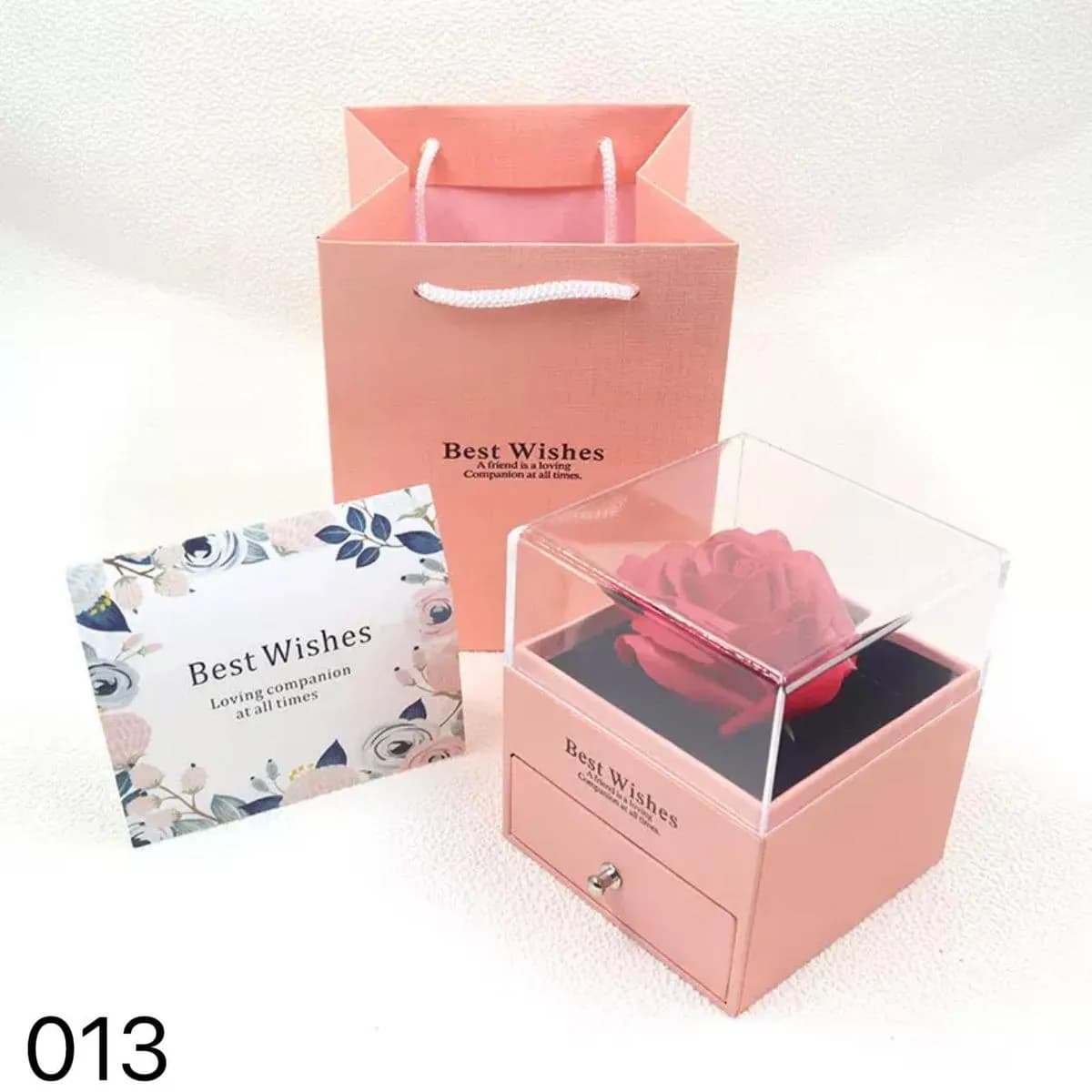 Pudełko Prezent Kwiaty