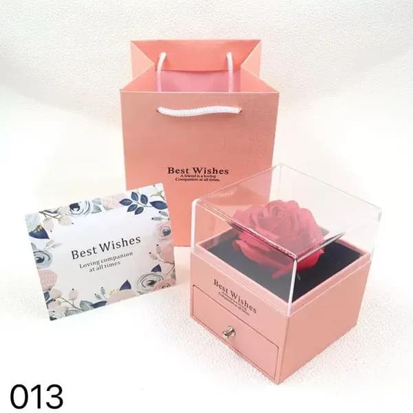 Pudełko Prezent Kwiaty