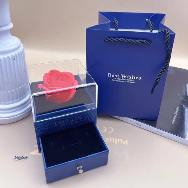 Pudełko Prezent Kwiaty