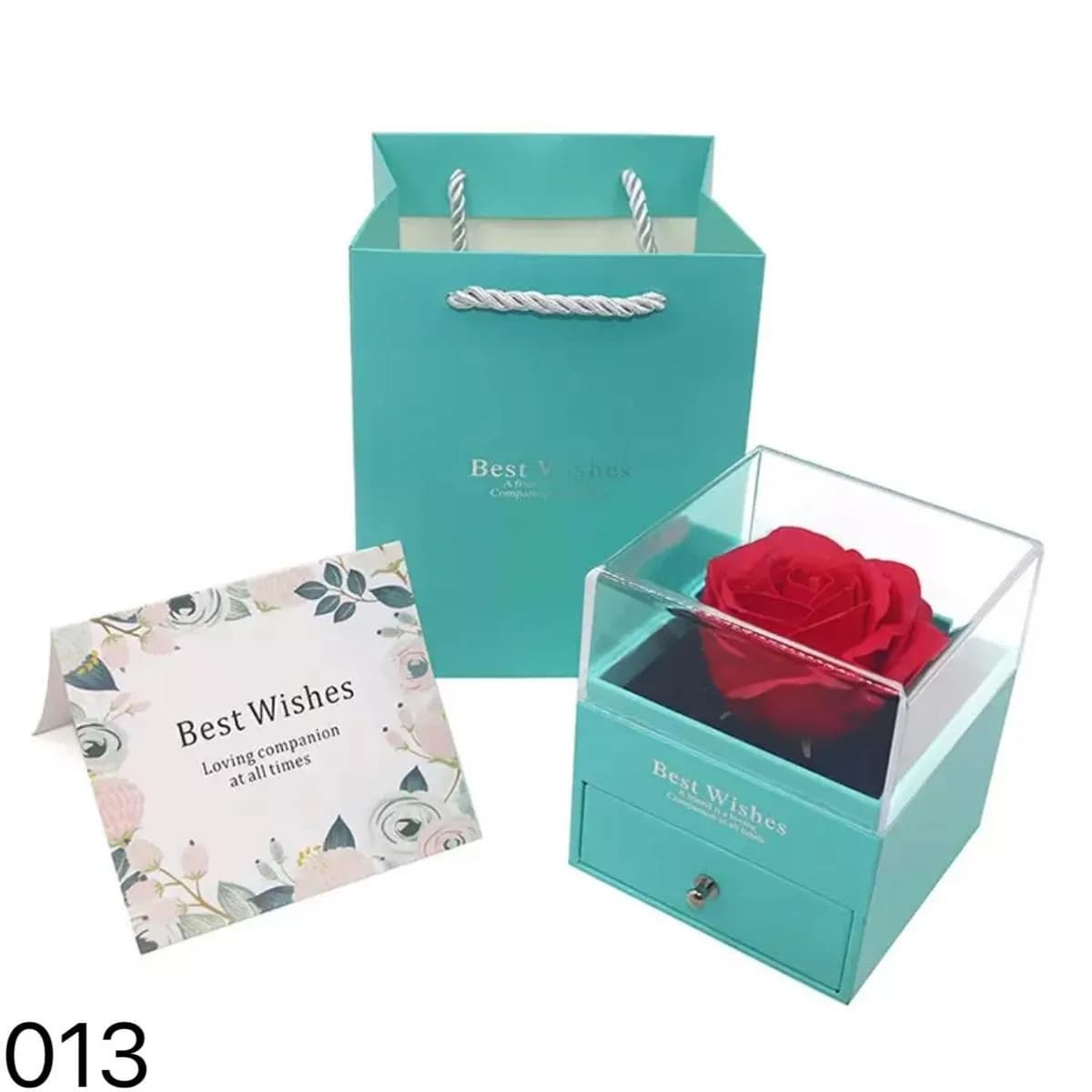 Pudełko Prezent Kwiaty