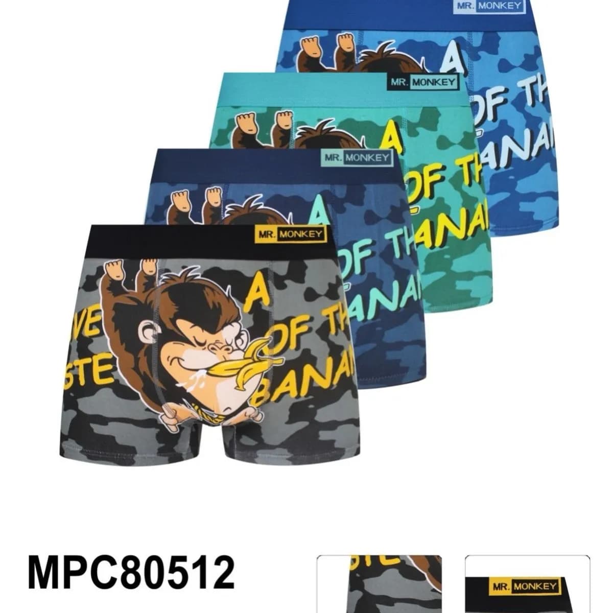 Bokserki męskie Monkey of the Banana M/L/XL 36 cm