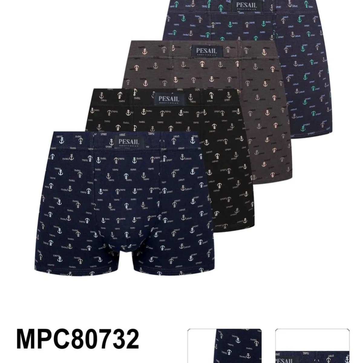 Bokserki męskie Peso 95% bawełna XL MP C80732