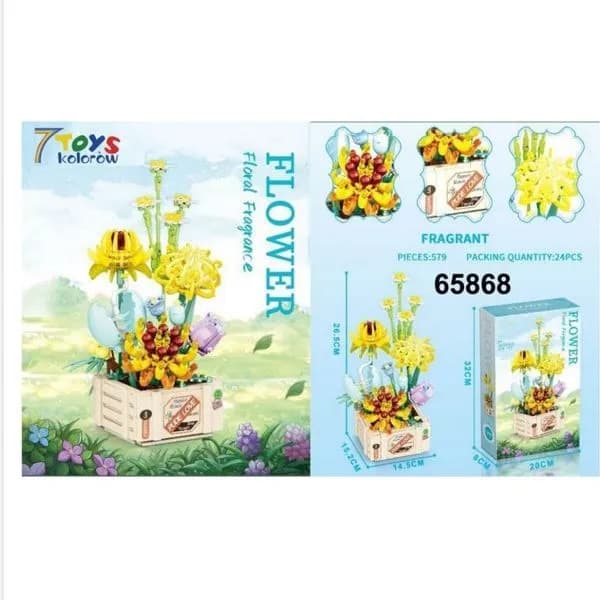 Klocki Kwiaty Flower 579PCS
