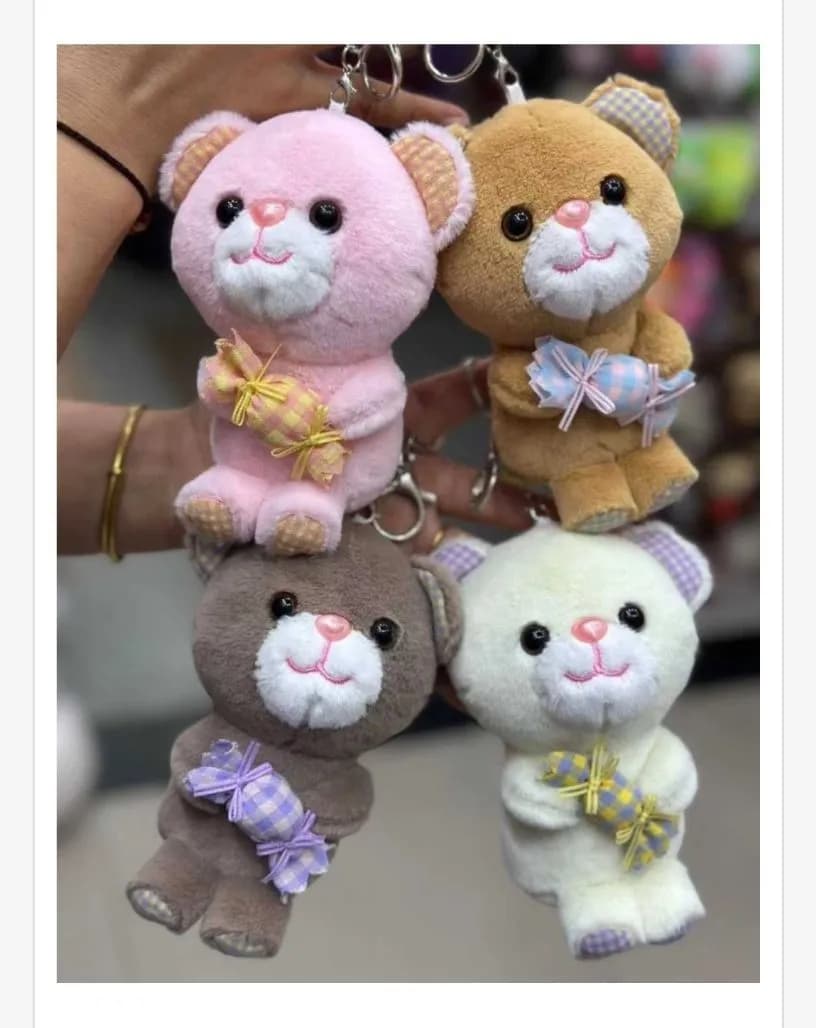 Brelok Miś Pluszowy Różne Kolory