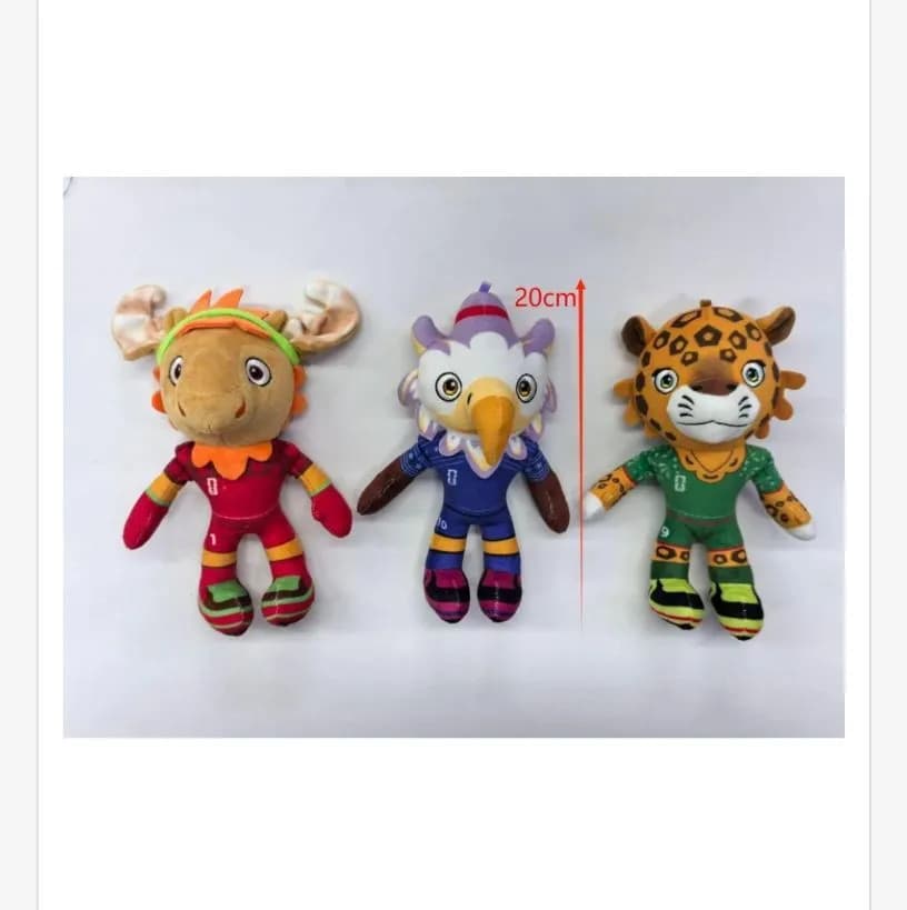 Brelok do Kluczy Piłka - Zestaw Maskotek 20cm