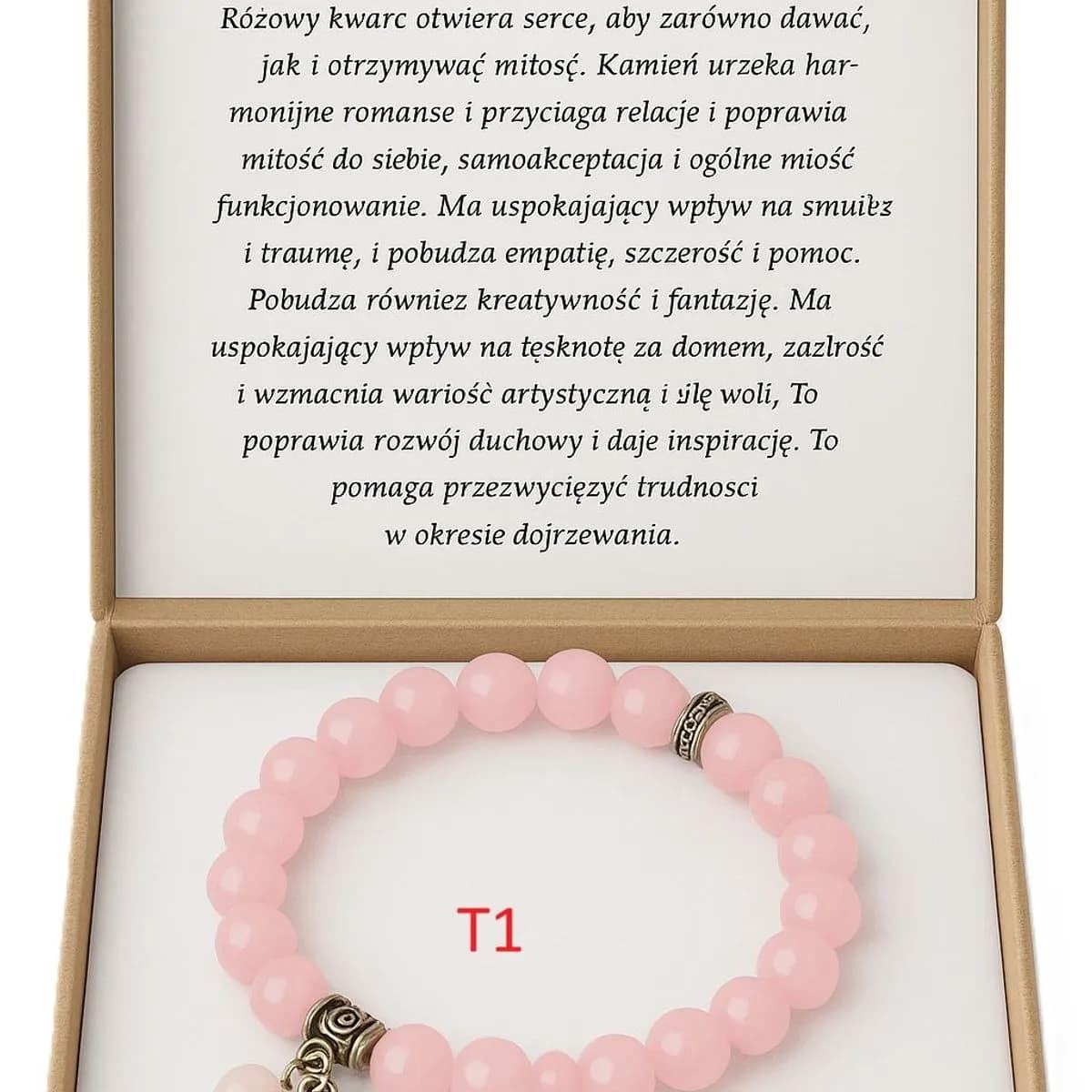 Bransoletka z Naturalnego Kwarcu