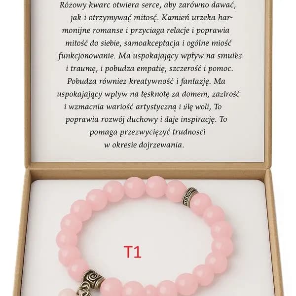 Bransoletka z Naturalnego Kwarcu