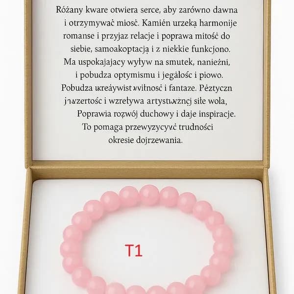 Bransoletka z Naturalnego Kwarcu