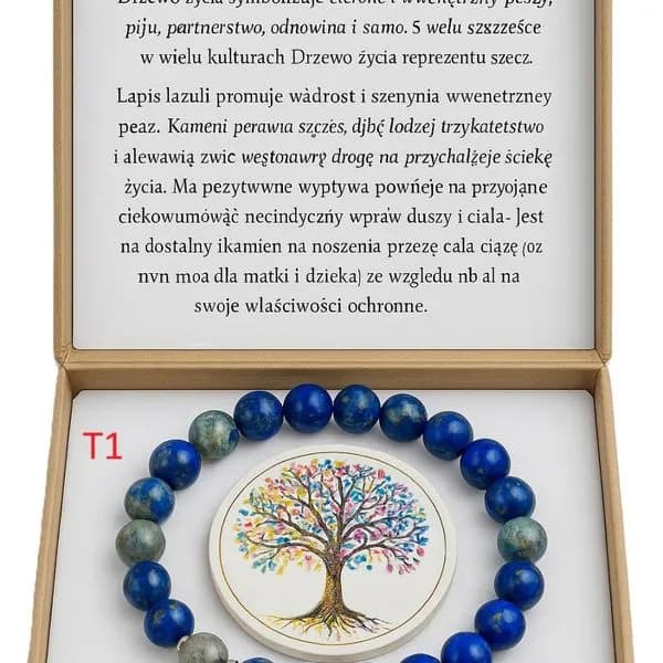 Bransoletka z Naturalnego Lapis