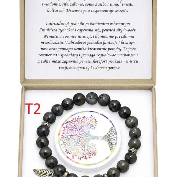 Bransoletka z Naturalnego Labradorytu