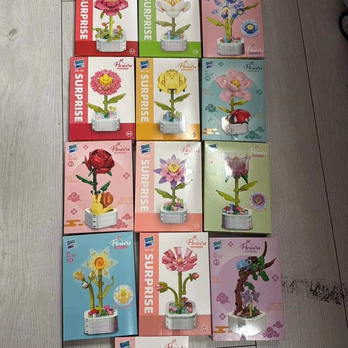 Zabawki Klocki Kwiaty Mix Nerf Nerfina