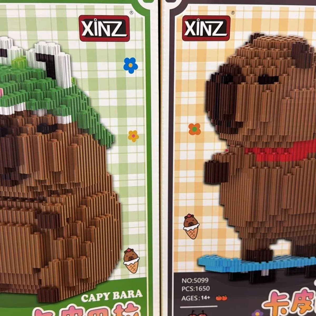 Zabawki Klocki Kapibara XINZ NPC-5998