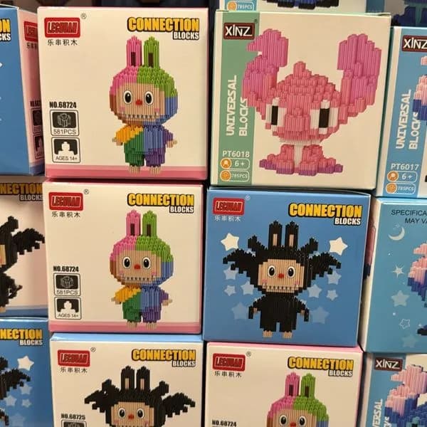 Klocki Connect Blocks Zestaw Postaci Disney 12 szt