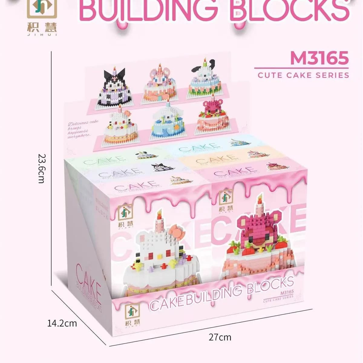 Zestaw klocków Building Blocks M3165 Cake Series 54 pcs