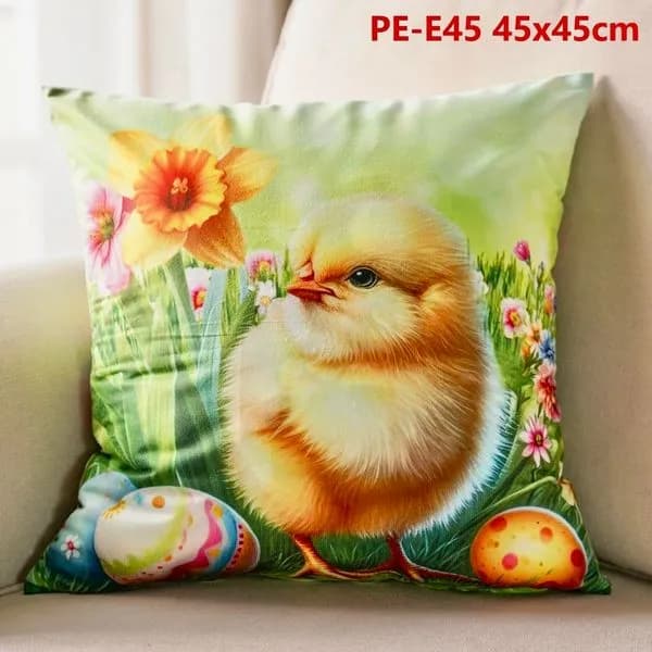 Poszewki dekoracyjne 45x45 cm PE-E45 Wielkanoc