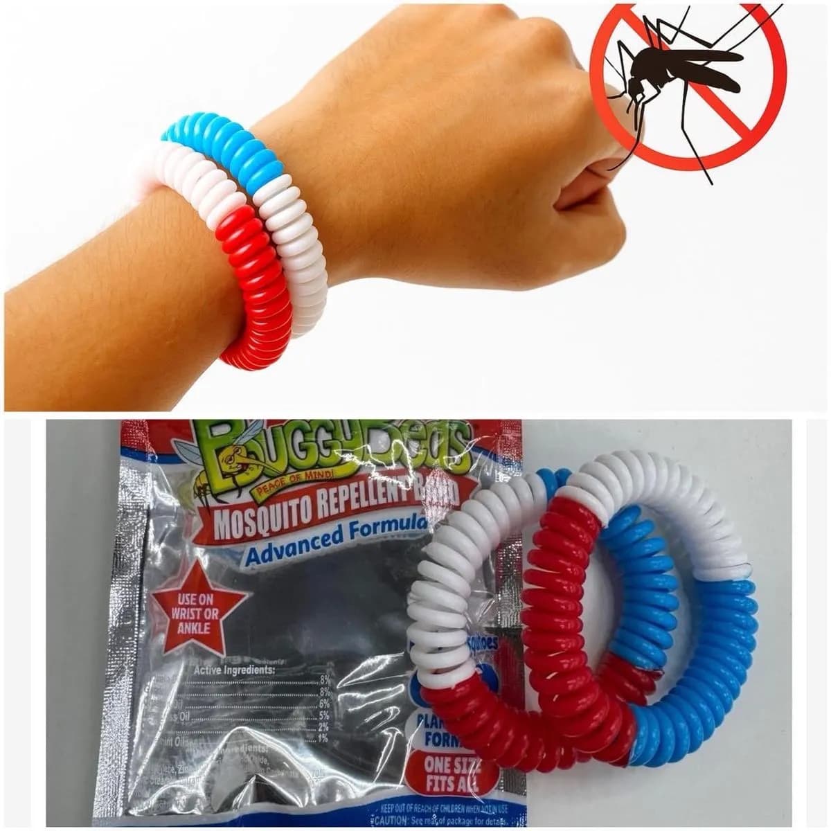 Bransoletka odstraszająca komary Buggy Bands