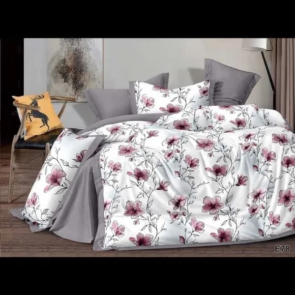 Komplet Pościel 4CZ 160/200 Kwiatowy
