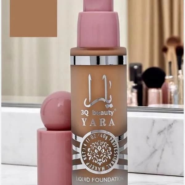 Podkład 3Q Beauty Dubajska Yara Różowa 40g z pompką