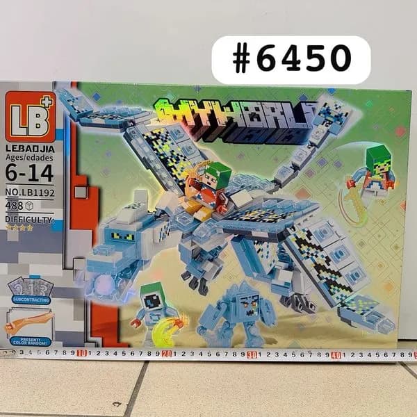 Klocki My World 488PCS LB+ LB1192 Smok Lodowy 6-14 lat