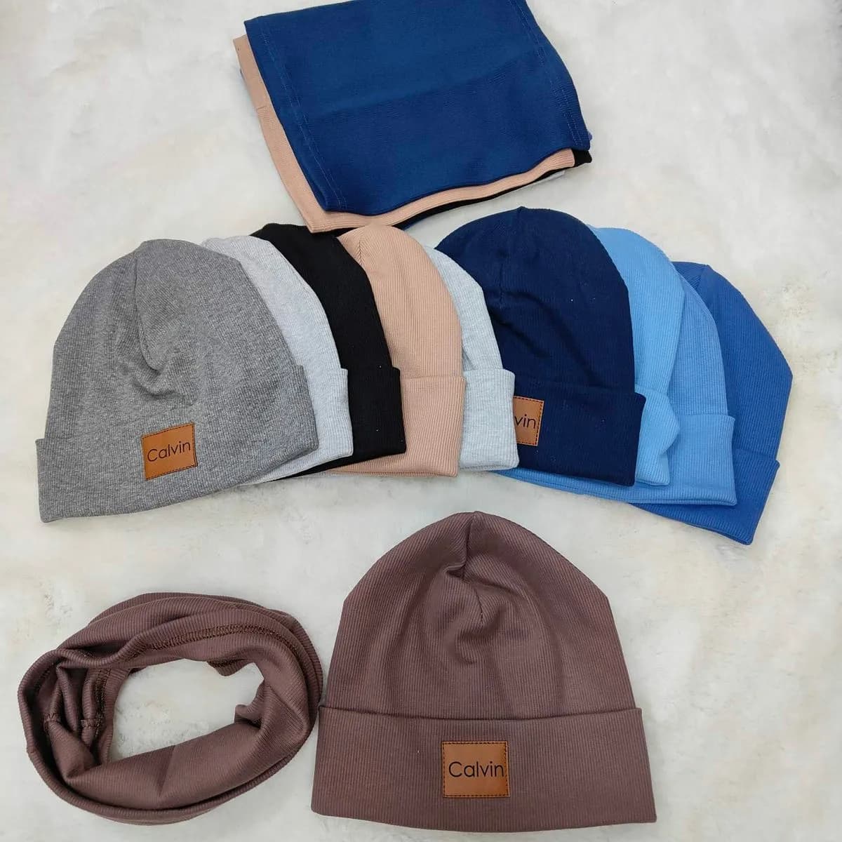 Komplet Czapka+Komin dla Dzieci 52-54